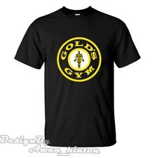 GOLD GYM Funny Logo TSHiRT Cotton Ship From Usa