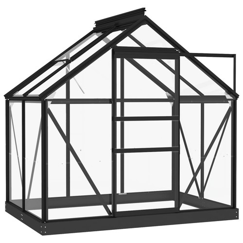 Gewächshaus Tomatenge wächshaus Alu Glas Treibhaus Pflanzenhaus Glashaus 1-3.95m - Bild 9 von 49