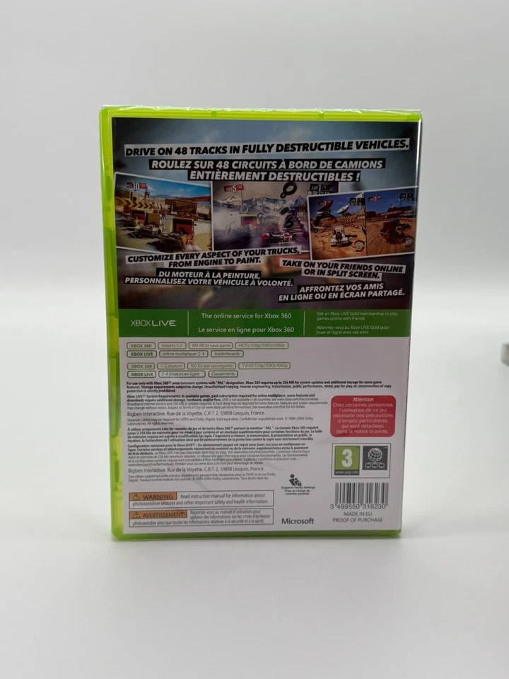 Truck Racer Microsoft XBox 360 Neu Factory Sealed CIB OVP - Bild 4 von 4