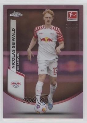 2023 Topps Chrome Bundesliga Pink Refractor 63/75 Nicolas Seiwald Rookie RC 0yq9