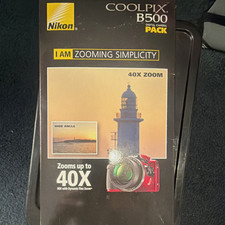Nikon COOLPIX B500 16MP Compact Camera 40x Optical Zoom Red Wi-Fi BT 1080p