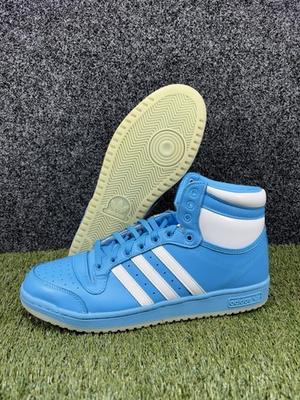 #ad Adidas Originals Men#x27;s Size 10.5 US Top Ten Hi Shoes Sky Rush Blue White GW1616 $59.99