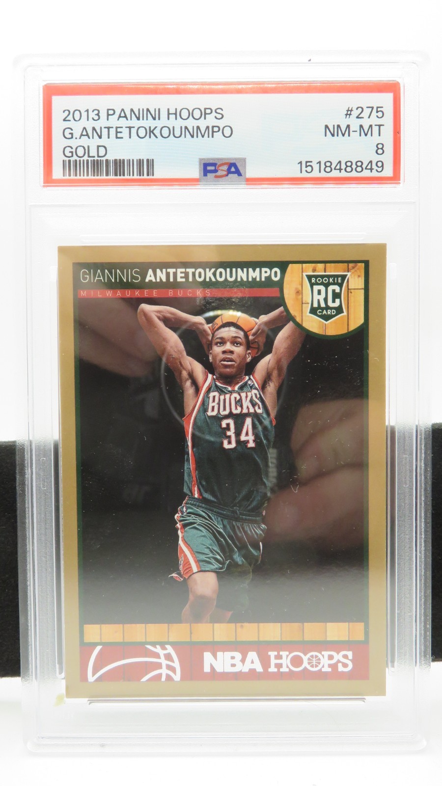 Giannis Antetokounmpo 2013 Hoops #275 Gold Price Guide - Sports