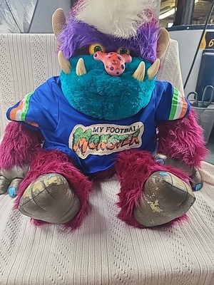 1986年AMTOY社製　マイフットボールモンスター VINTAGE PLUSH MY PET FOOTBALL MONSTER STUFFED TOY 1986 AMTOY