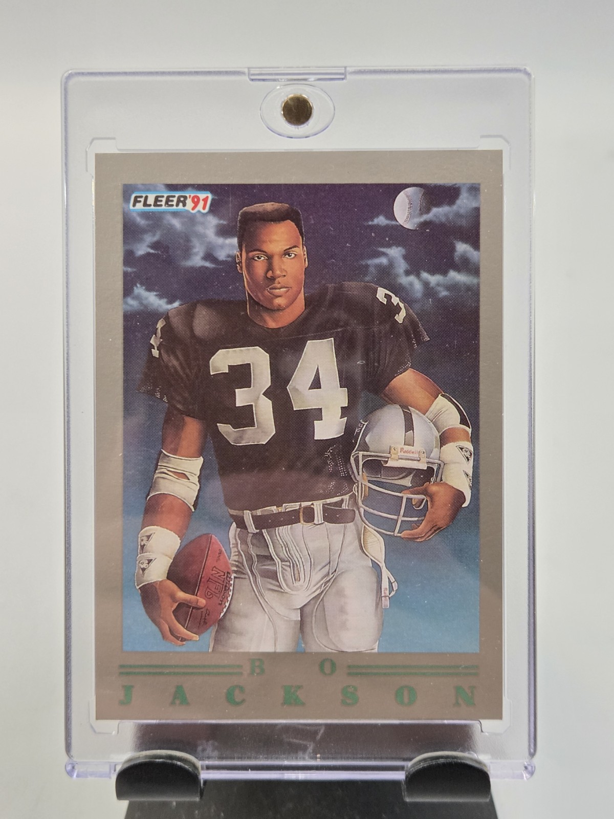 Vintage 1991 Fleer - Pro Vision Bo Jackson #6 of 10 Fresh Pull Bo Knows Football