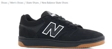 SALES Men's Shoes New Ba.lance Numeric 480 Skate Shoes - black/black NEW WITH BO