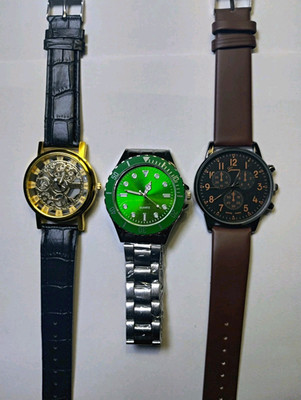 Men's Watch Lot. 3 Watches. Brand New 