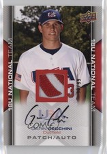 2009 Upper Deck USA Baseball Box Set /99 Garin Cecchini #USA-96 Patch Auto nd3