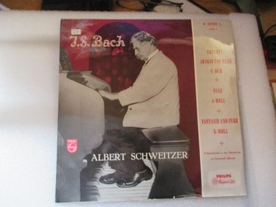 Top LP aus Sammlung RAR !  J. S. Bach  ALBERT SCHWEITZER   A 01109 L