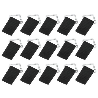 For 15pcs Trampoline Triangle Buckles, Metal Ring 1 1/2\'' Silver