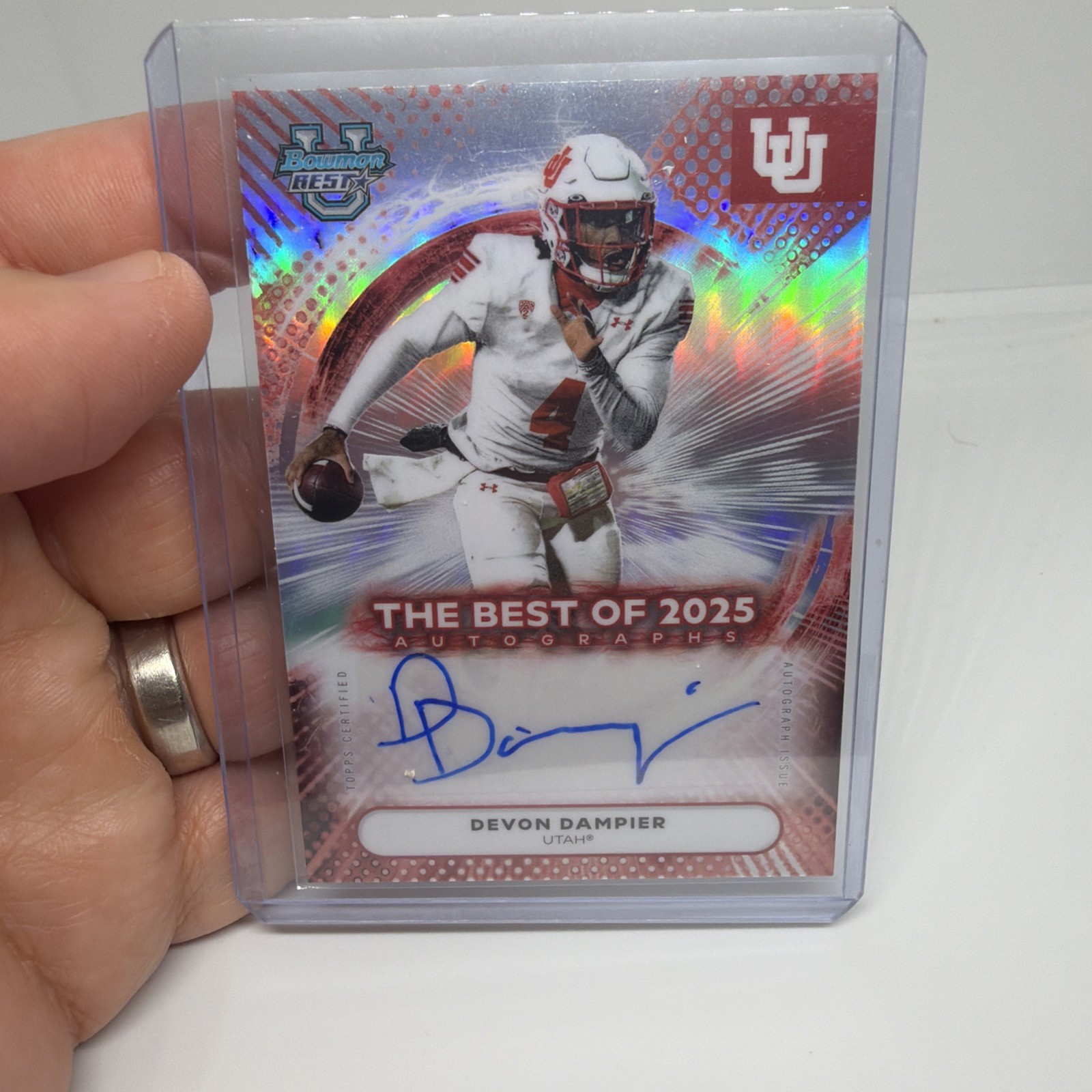 2025 Bowman University Best #BOA-DD Devon Dampier Best Of 2025 Autographs