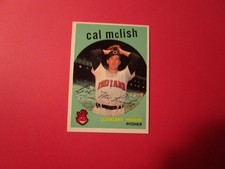 1959   TOPPS#445  CAL McLISH  INDIANS      EXMT
