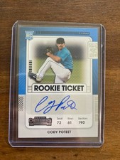 2021 Panini Contenders COdy Poteet Auto RC Miami Marlins