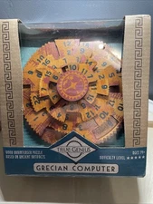 Grecian Computer Puzzle NIB Wood Brain Teaser 3D Puzzle New Sealed