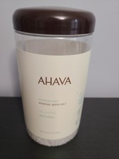 AHAVA Partial Dead Sea Mineral Bath Salt Relaxing Natural 3/4 Full 24 oz