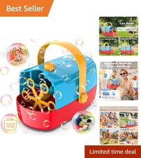 Portable Electric Bubble Blower - Ideal for Birthday Parties Gatherings
