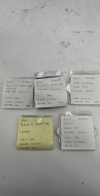 Intel Pentium 4 2.80GHz 512K 800MHz SL6WJ Socket 478 CPU Processor Lot of 5