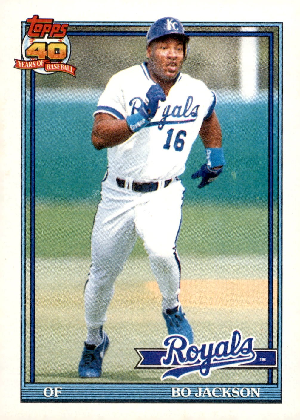 1991 Topps #600 Bo Jackson