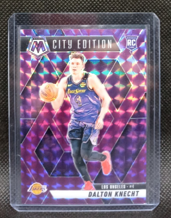 Dalton Knecht (RC) 2024-25 Mosaic - Purple Prizm City Edition /99 - Lakers #271