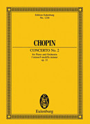Piano Concerto No. 2 in F Minor, Op. 21 Study Score