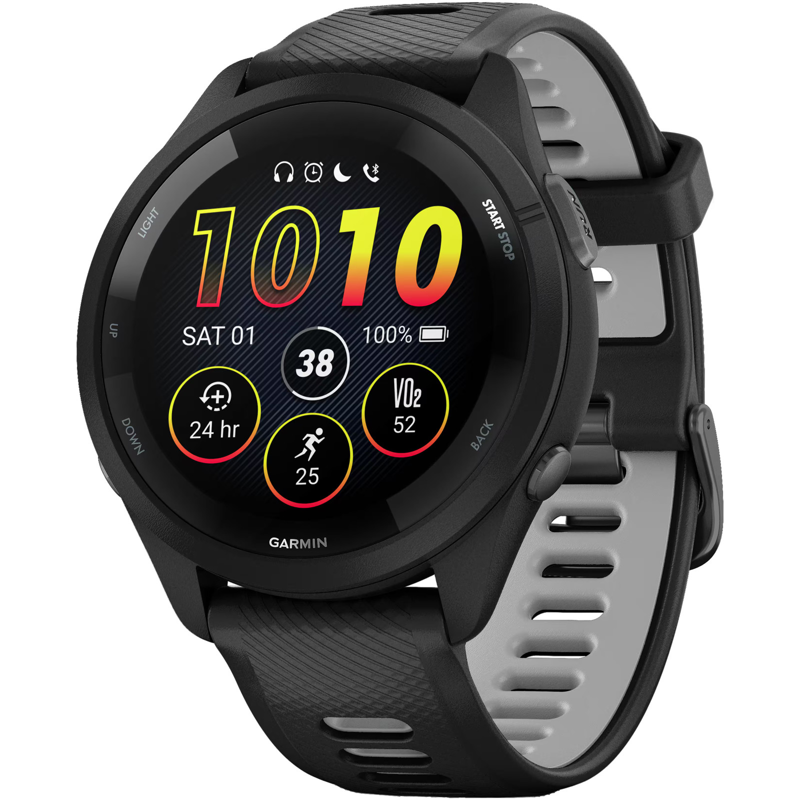 Garmin Forerunner 265 GPS Smartwatch 46mm Fiber-Reinforced Polymer Black-image