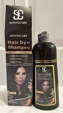 SovonCare 3-in-1 Black Hair Dye Shampoo 16.9 fl oz NEW