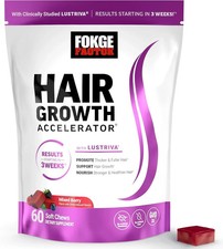 Force Factor Hair Growth Accelerator Soft Chews, Hair Growth Vitamins For Women