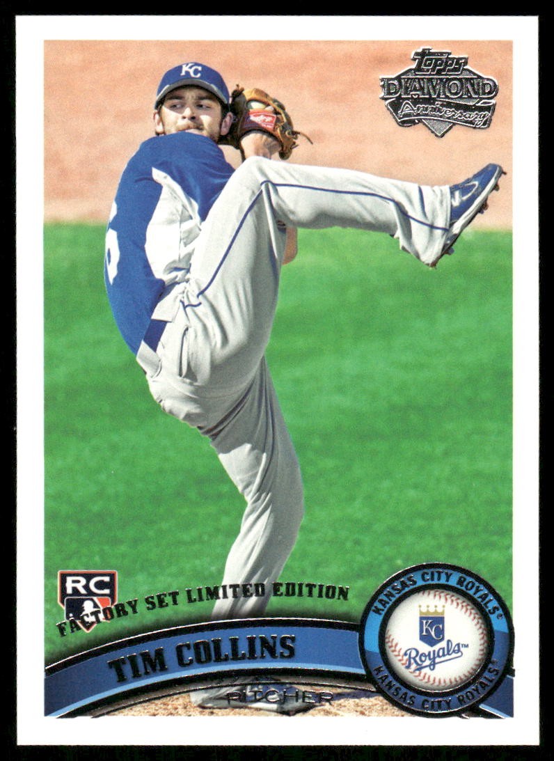 2011 Topps #471 Tim Collins Diamond Anniversary Limited Edition