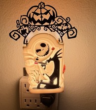 Scentsy Nightmare Before Christmas Jack Skellington Mini Wax Warmer Plug-in Used