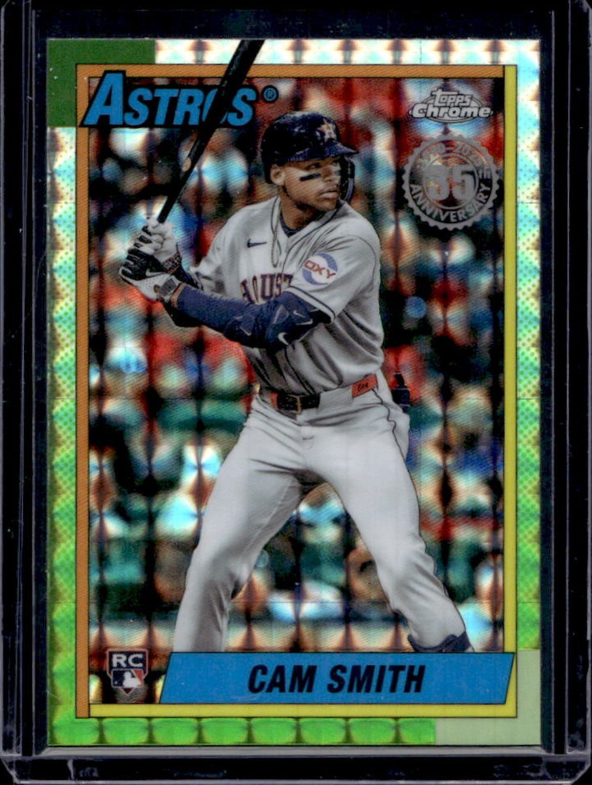 2025 Topps Chrome Update Cam Smith 1990 RC Geometric Refractor #90CU-15 Astros