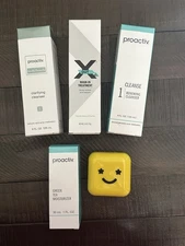 Proactive Teenage Skincare Bundle With Treatment, Cleansers, Moisturizer, Stars
