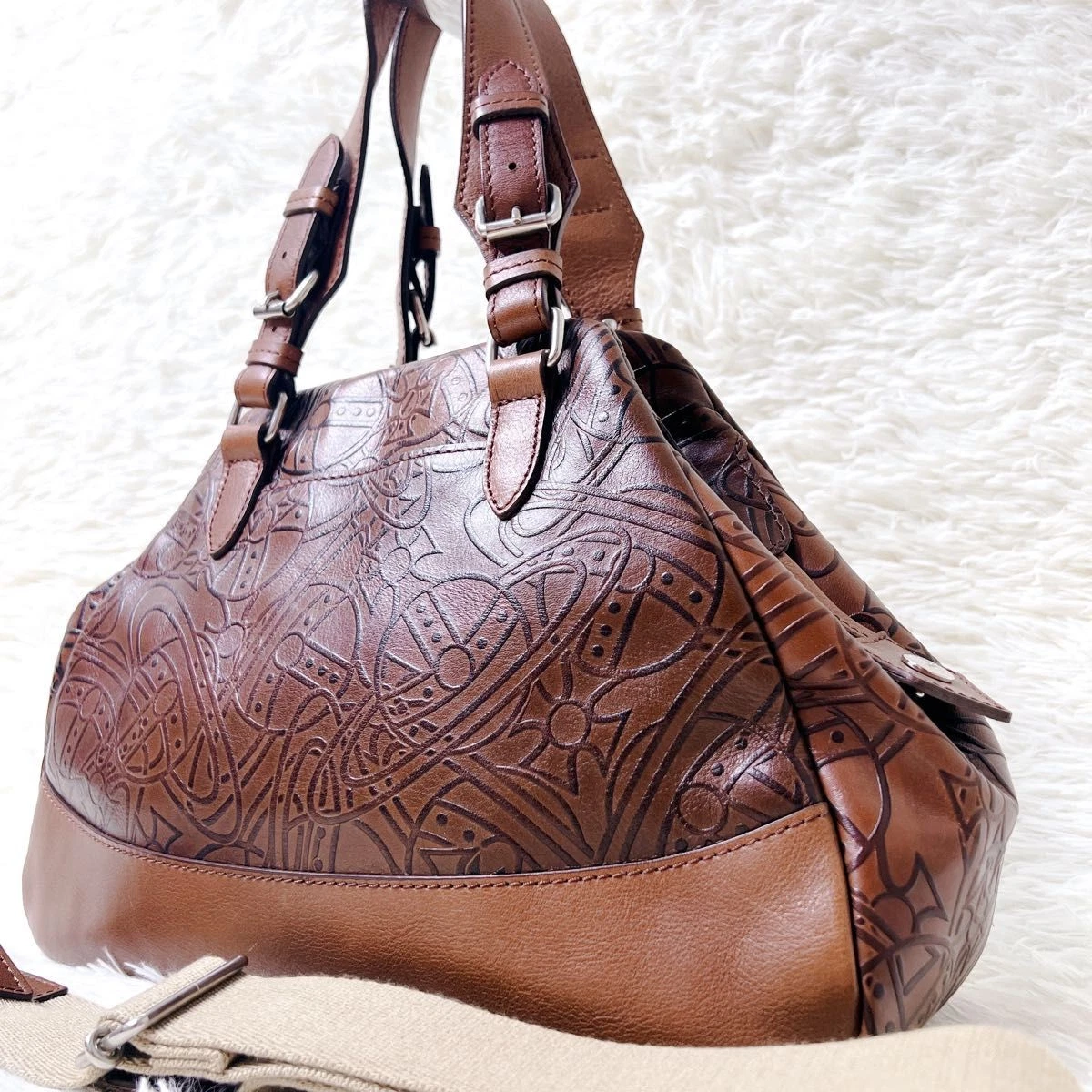 Vivienne Westwood Leather Exterior Brown Bags & Handbags for Women