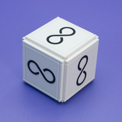 Ouroboros White   Trick Opening Puzzle Box PuzzlerWJ Sequential Puzzle