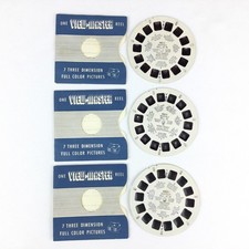 1955 View-Master Reels: Buffalo Bill, JR LOT x 3