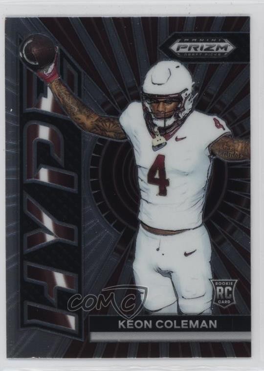 2024 Panini Prizm Draft Picks Hype Keon Coleman #HP-KC Rookie RC