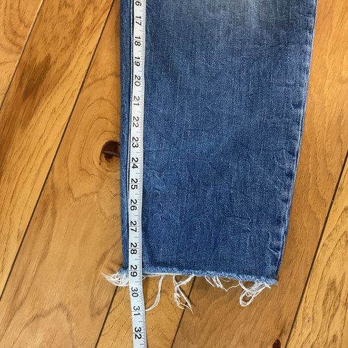 Old Navy Damen Boyfriend Jeans Gr. 20 Distressed Raw Hem Mid Rise Denim - Bild 11 von 11