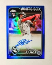 Bryan Ramos 2024 Topps Chrome RC AUTO Rookie BLUE REFRACTOR 072/150 Cardinals C6