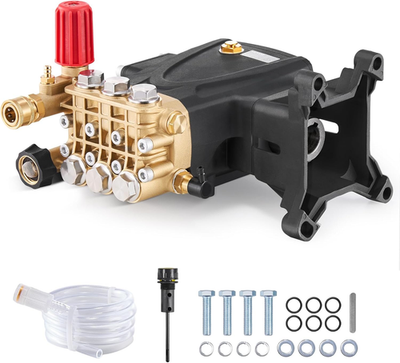 #ad Pressure Washer Pump 1quot; Shaft Horizontal Triplex Plunger 4000 PSI 4.0GPM Rep $299.99