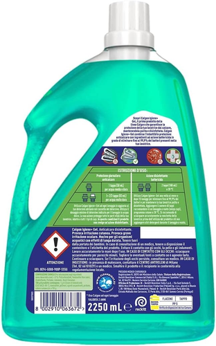 Calgon Igiene+ Gel Anticalcare, Additivo Anticalare per Lavatrici, 2.25L Di Anti - Imagen 2 de 2