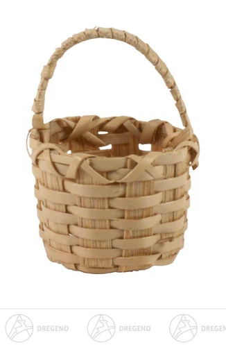 Basket with Handle Bxhxt 3 Cmx4, 5 Cmx3 CM New Ore Mountains Accessories Smoking