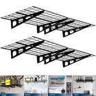 2PCS 6x2 ft Garage Storage Shelving Wall Mounted Heavy Duty Shelves Rack