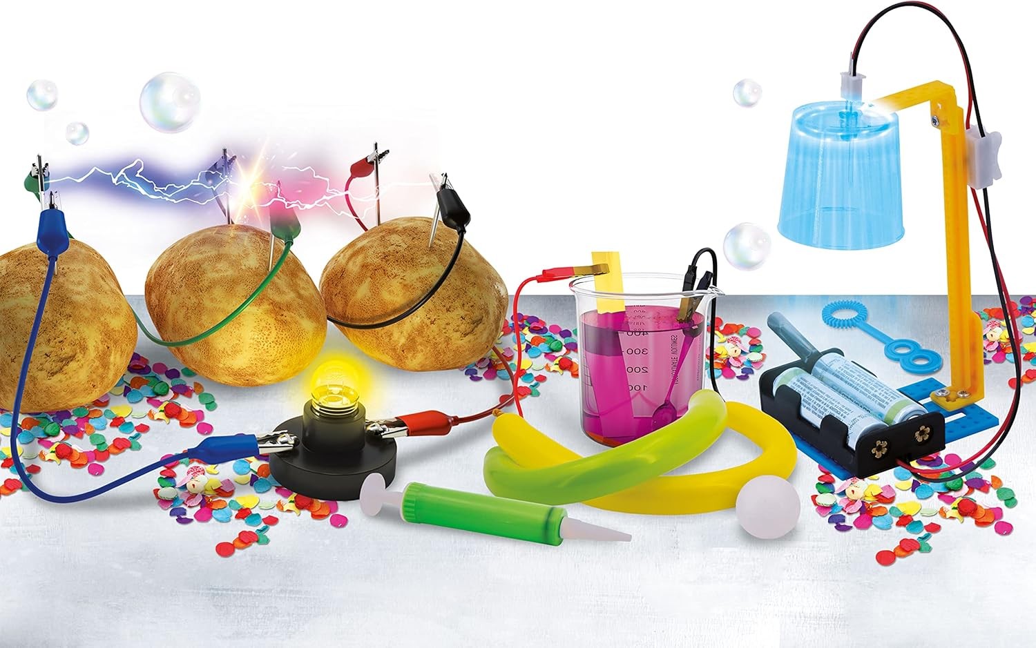 Kit scientifique Im A Genius Electricite Lisciani pour s'amuser en famille
