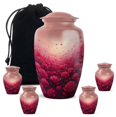 Rose Pink Mini Ashes Women Men Mom Dad Female Male Memorial Combo 5