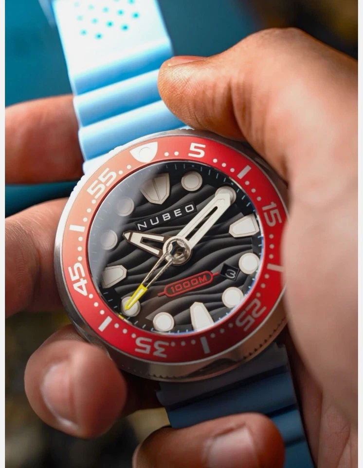 Reloj Hombre Nubeo NB-6102-01 Ventana Automático Limitado 50mm 100ATM Foto 4 de 4