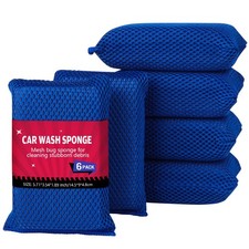 Car Wash Sponge, Microfiber Large Bug and Tar Remover for Cars, Non Scratch R...