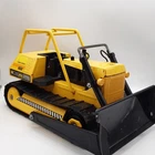Mighty Tonka T-9 Turbo Diesel Bulldozer Yellow Pressed Steel Vintage VGC