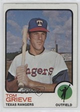 1973 Topps High Number Tom Grieve #579 a5h