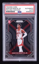 Kenyon Martin Jr. Signed 2020-21 Panini Prizm #265 RC (PSA) Rookie Card