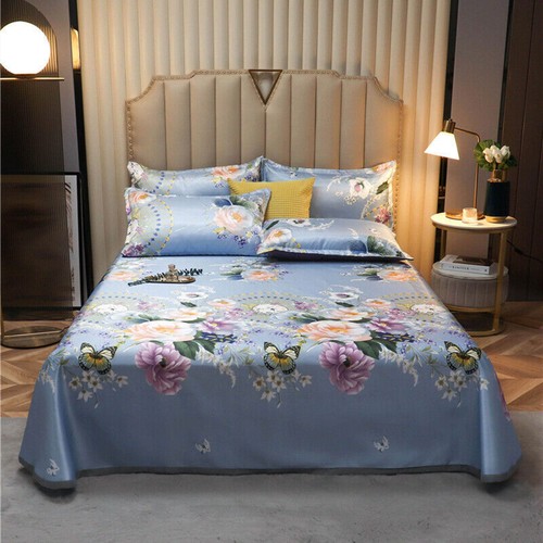Summer Cool Sleeping Mat Ice Silk Mattress Sheet with Pillowcase bed sheet set - Picture 17 of 27
