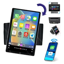 Rotatable Android 13 10.1" Touch Screen Double 2DIN Car Stereo GPS Radio Carplay
